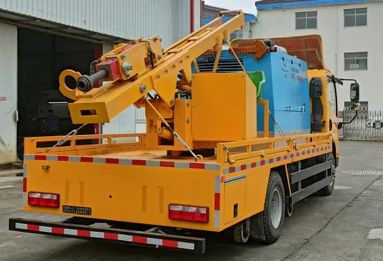 Diesel-Powered Guardrail Cleaning Vehicle for Pavement Repair and Maintenance
