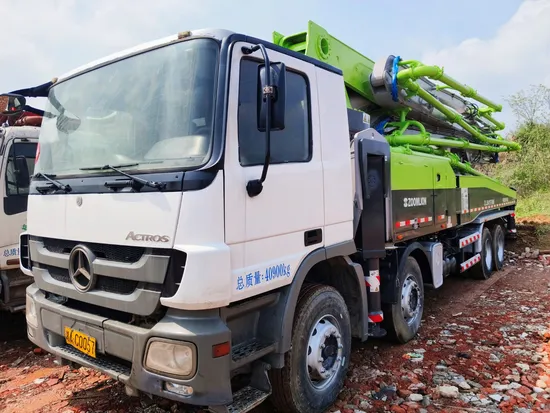 2013 Used Concrete Boom Pump 49m Concrete Pump Truck with Mercedes Chassis