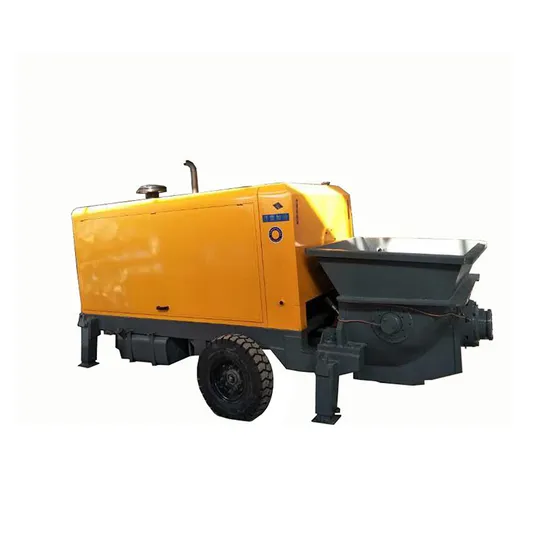 Mini Concrete Mixer Pump Mobile Diesel Concrete Pump