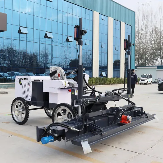 Ride on Concrete Laser Screed Machine Road Construction Used Vibration Concrete Leveling Machine