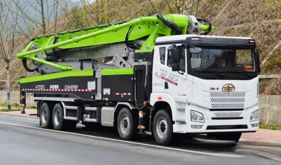 Mixer Concrete Pump Truck Zoomlion 57X-6rz Pump Truck 57X-6rz Hydraulic 57 Meter Weichai Engine Pump Truck Local After Sale Service