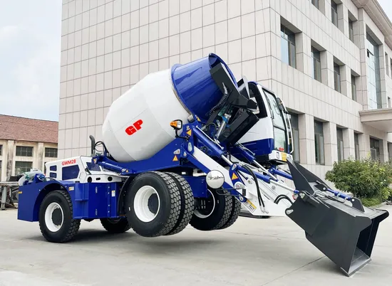 Self Loading Small Mobile Concrete Mixer Machine
