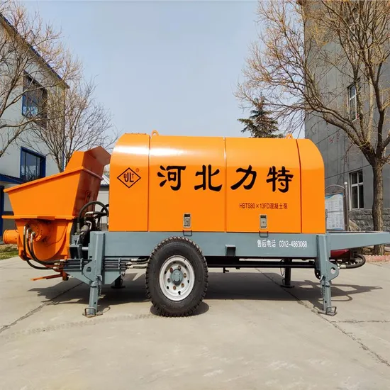 Semi-Autonomous Concrete Pump Machine for Stable and Reliable Operation