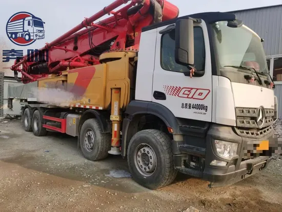 Powerful Pump Trucks: Mercedes-Benz 3341 and 4141 Models 8X4 56m 72m