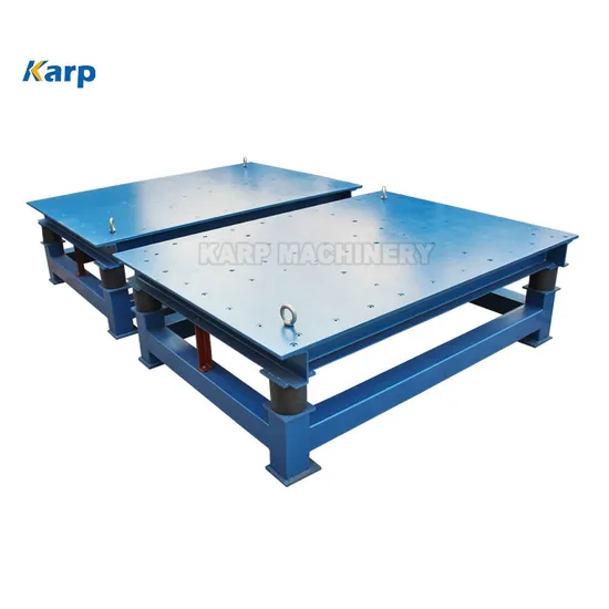 CE Certificated Tile Concrete Moulds Vibrating Table Machine