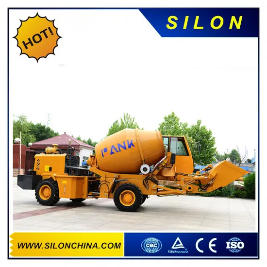 Self-Loading Cement Concrete Mixer by Silon Concrete Mixer Working Vietmam