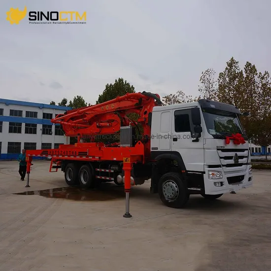 24-58meters Construction Machinery HOWO Brand Concrete Pump Truck for Sale