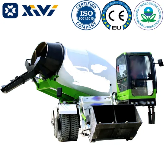 Xvm4 Cement Mixer Truck 6.5 Cubic Meters (290°) Self Loading Concrete Truck Mixer