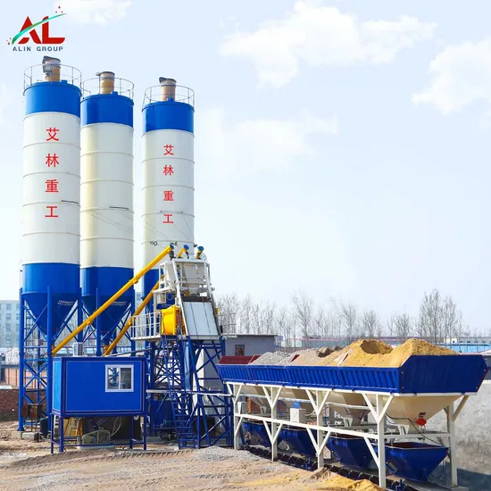 Alin Ready Mixed Concrete Batching Plant Price Cement Mixing Batch Station