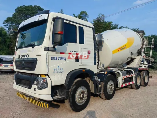 Good Condition12m3 Second Hand Sinotruck HOWO 8m3 10m3 Cement Concrete Mixer Trucks for Sale in Dubai