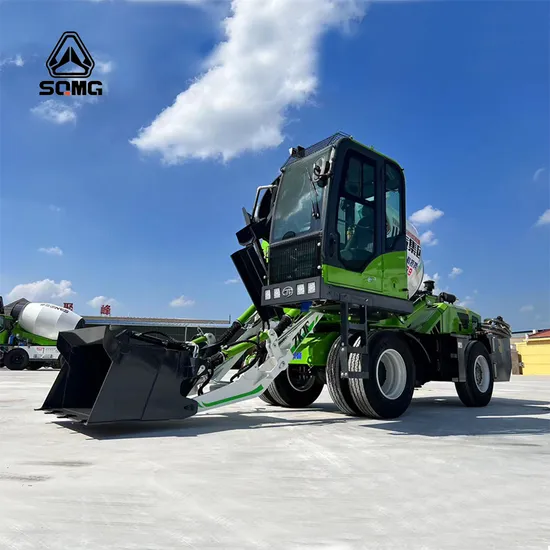 3.5 Cubic Meters Mobile Portable Self Loading Cement Concrete Mixer Truck