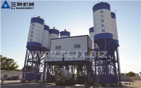 High-End Stationary Cement Concrete Batching Plant