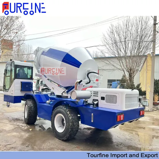 China New 4cbm Hydraulic Self Propelled Mobile Self-Loading Concrete Mixer Truck Factory for Sale Africa