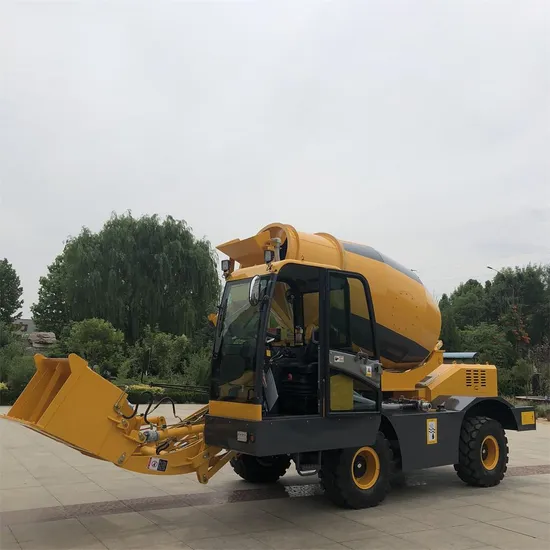 Euro 5 EPA CE New 2.5 Cubic Meters Self Loading Concrete Mixer Truck