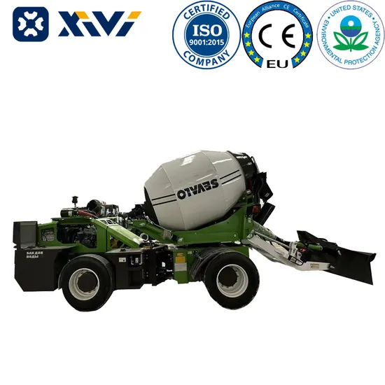 Xvm4 3.5 Cubic Meters a (270°) Mobile Portable Self Loading Concrete Mixer Truck Cement Mixer Pump Price Concrete Mixer