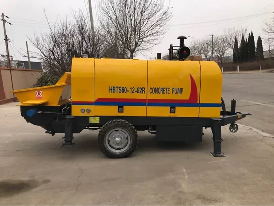 Hbts60r Mobile Small Portable Hydraulic Drive Concrete Pump