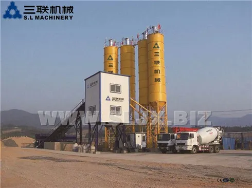 Hzs90 Fixed Type Ready Mixed Concrete Batching Station