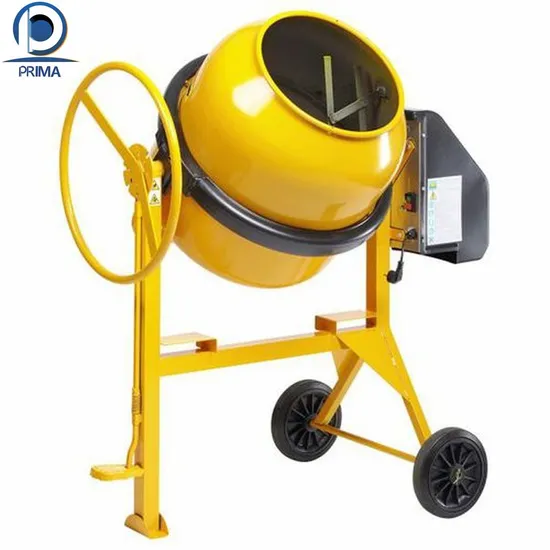 Cement Mixer Machine Self Loading Portable Mini 4 Wheels Concrete Mixer