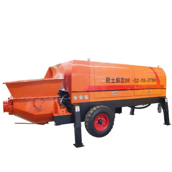 Portable Mobile Cement Transfer Pump Hydraulic Trailer Truck Mini Diesel Stationary Hydraulic Piston Concrete Boom Pump