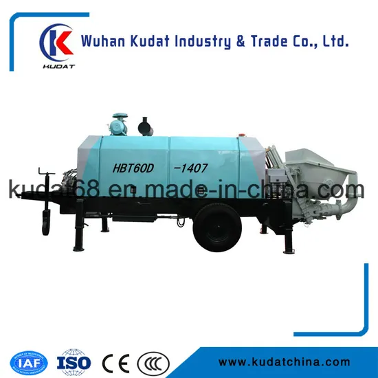 Diesel Tralier Concrete Pump Hbt60d