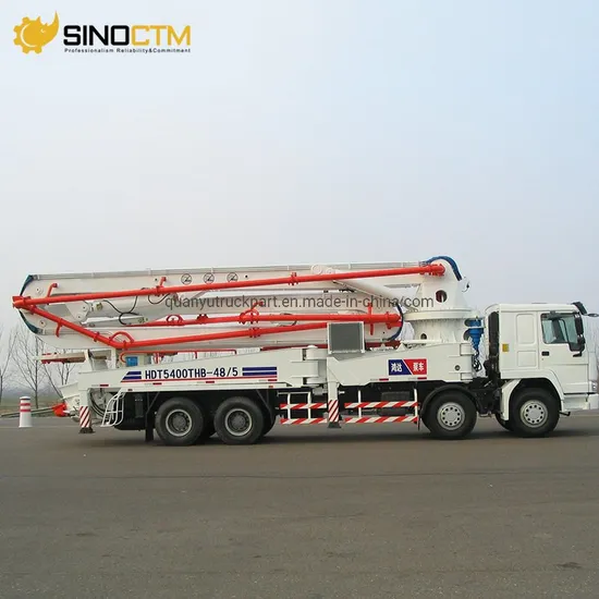 42m Truck-Mounted Concrete Boom Pump Hb37K