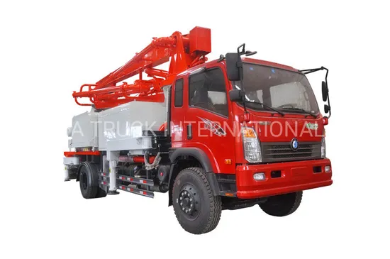 4X2 28m 33m Concrete Boom Pump Truck