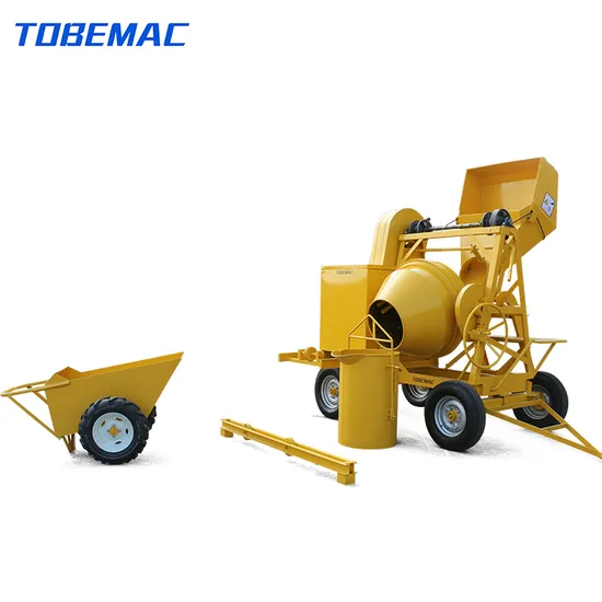 Export Africa Diesel-Powered Concrete Mixer Can Be Lifted 25 Meters High, Exported to Ghana.