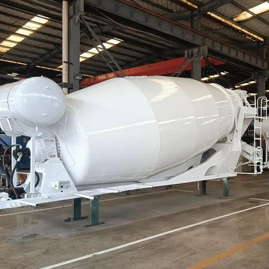 Concrete Mixing Tank Truck Top Mounted Cement Fixed 8m3
