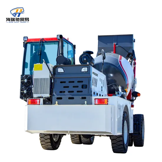 Accredited High Quality off Road 4 Cbm Self Loading Concrete Mixer Mixer Truck Shovel Mixer with Factory Price on Sale with Car Wash Pump