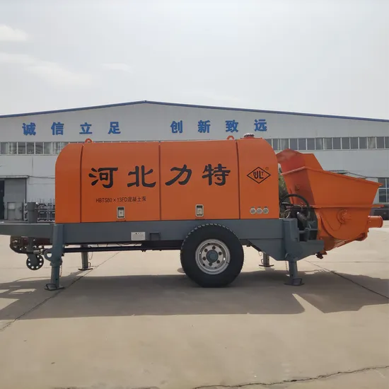High-Temperature Resistant Concrete Pump Machine with Semi-Autonomous Features