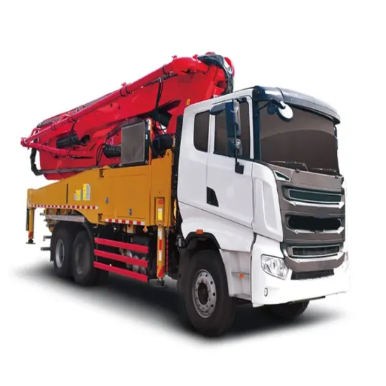 Vertical Reach 38.1 M Truck Mounting Concrete Line Pump Syg5260thb 390c-10