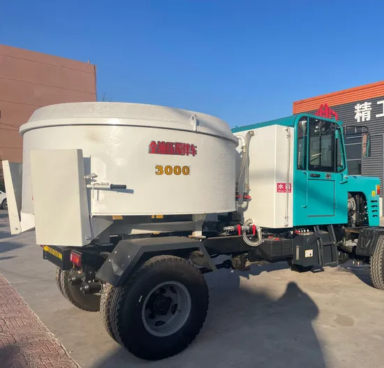 Multifunction Fully Hydraulic 4 Wheel Drive Output Loading Concrete Mixer Truck