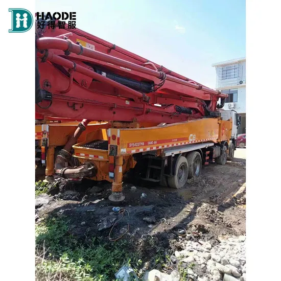 Sany Sym5423thb Used 56m Large Displacement Mortar China Concrete Pumps Machine