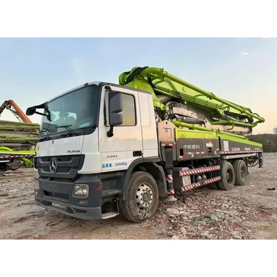 Used 2012 Year Construction Machinery Zoomlion 47m Benz Chassis Mobile Concrete Pump Truck