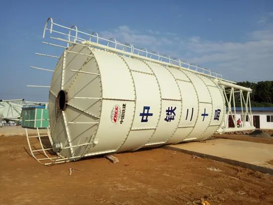 Large Capacity Combined Cement Silo for Concrete Mixing Plant