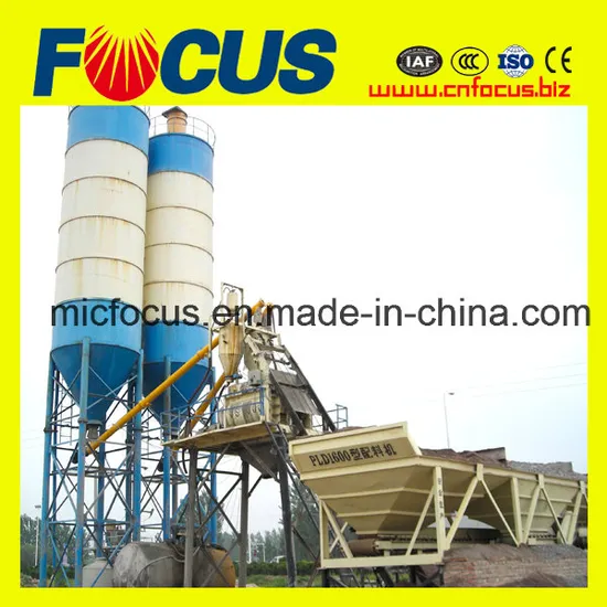 Hzs50 ISO&Ce Certificate Cheap Concrete Mixing Plant with Lift Hopper
