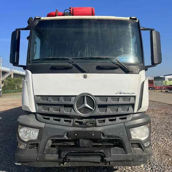 2020 62m Used Concrete Boom Pump Truck on Benz Truck Construction Concrete Machinery Second Hand Concrete Pump Truck