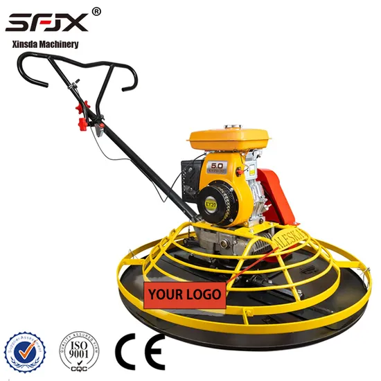 High Quality Material Construction Machinery Strong Power 4 Blades Concrete Power Trowel