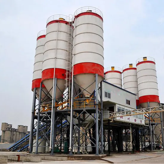 High Efficiency Hot Sale 60m3/H Stationary Concrete Batching Plant Concrete Mixing Plant