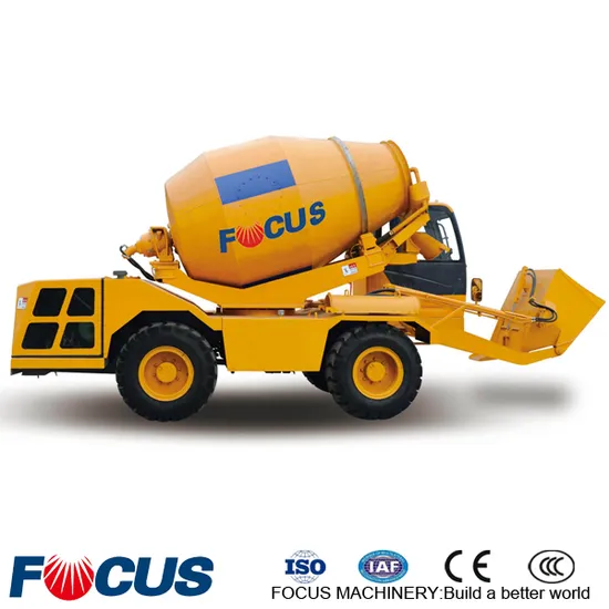 2.6m3, 4m3 Self Loading Concrete Truck Mixer