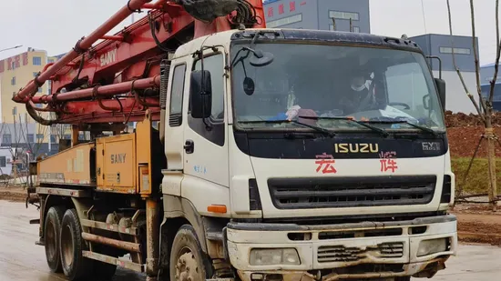 37m Used Concrete Pump Truck of Sy Heavy Industry