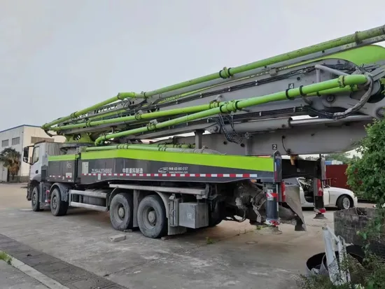 Used Zoomlion 56m 59m Truck Mounted Concrete Boom Beton Line Pump Price for Sale