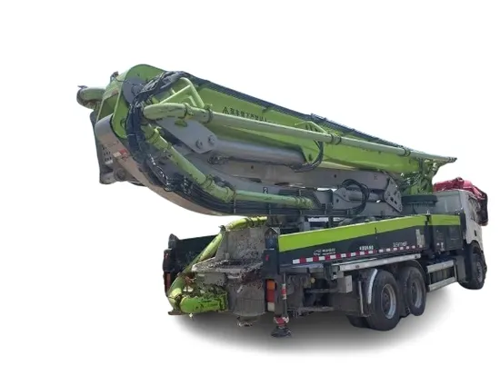 2021 Zoomlion on Sca Nia Truck Second Hand Concrete Pump Truck Concrete Pumping Equipment 50m Used Concrete Pump Truck