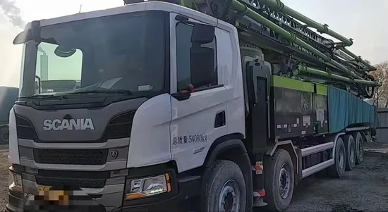 22 Years Zoomlion Concrete Pump Truck 67 Meters, Ultra-Long Pump Truck Building High-Rise Use