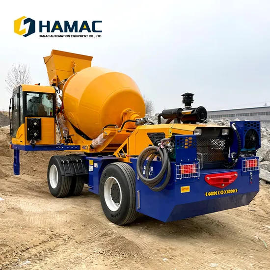 Mini Portable Cement Mixer Pump Machine Truck Industrial Self Loading Concrete Mixer