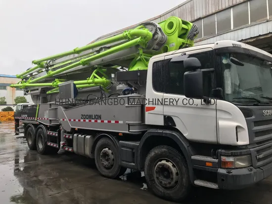 Bomba De Concreto Truck Chassis 50m Professional Maintenance Mobile Concrete Punp Truck