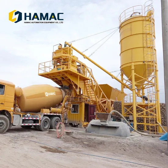 Yhzs75 Mobile Mini Truck Mounted Concrete Batching Plant Machine Ready Mix Concrete Mixing Plant