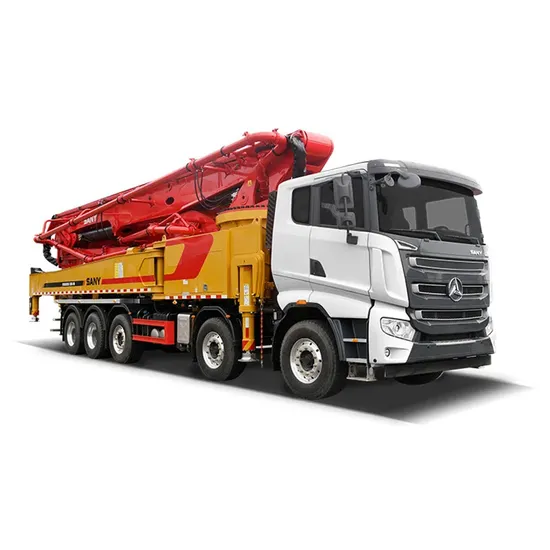 China Sanny Syg5502thb 620c-10 Vertical Reach 61.1 M Output 200/137 Cbm/H Pressure 8.3/12 MPa Truck-Mounted Concrete Pump for Sale