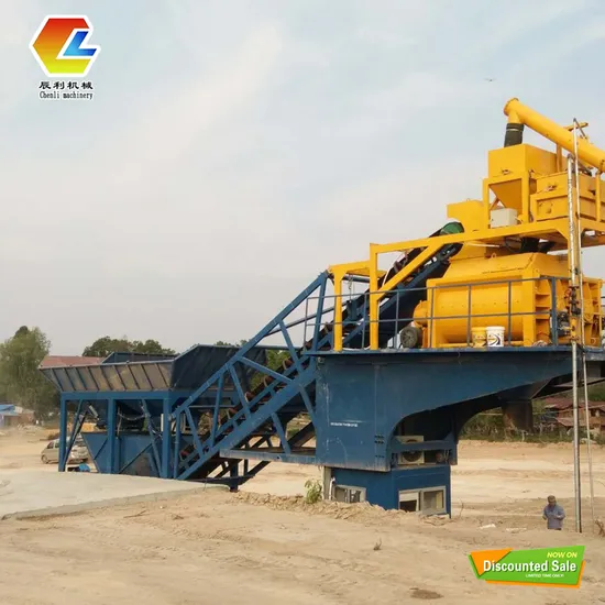 New Design High Performance New Mobile Concrete Batching Plant