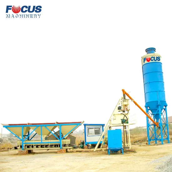 Hzs25 25cbm/H Mini Concrete Mixing Station for Block Production